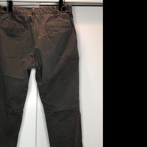 Gray Cotton Twill Chinos "The Cadet"  100% cotton Mens W 34 L 34